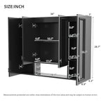Modern Bathroom Cabinet with 5 Adjustable Shelves