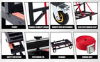 Folding Drywall Dolly with 2000 LBS Load Capacity