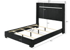 Contemporary Upholstered Queen Size Bed