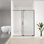 56-60" W x 72" H Semi-Frameless Sliding Shower Door