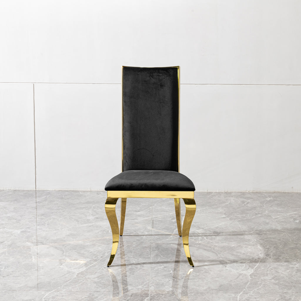 Contemporary Stainless Steel Dining Chair