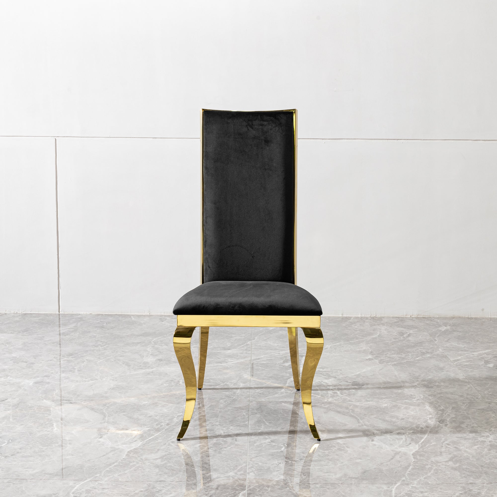 Contemporary Stainless Steel Dining Chair