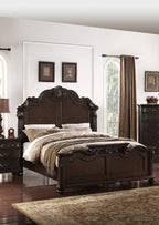 Majestic Formal Queen Size Bed 2x Nightstands Set