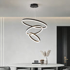 Modern 3 Rings Chandelier