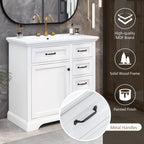 36" Bathroom Vanity with Sink