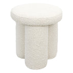 Wesley Sherpa Upholstered Ottoman Footstool