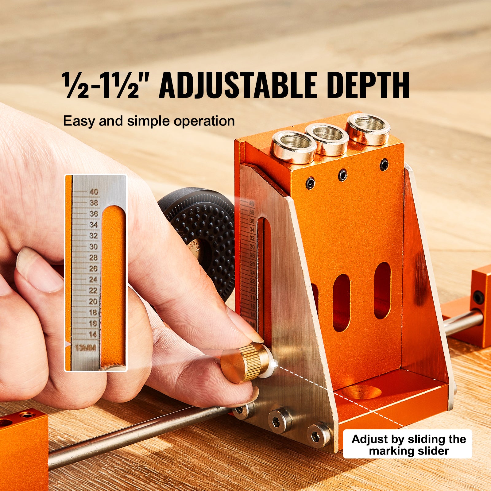 34 Pcs Pocket Hole Jig Kit