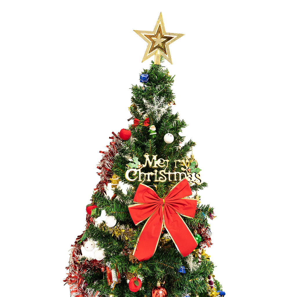 6ft Artificial Christmas Tree with LED Energy-Saving Lights