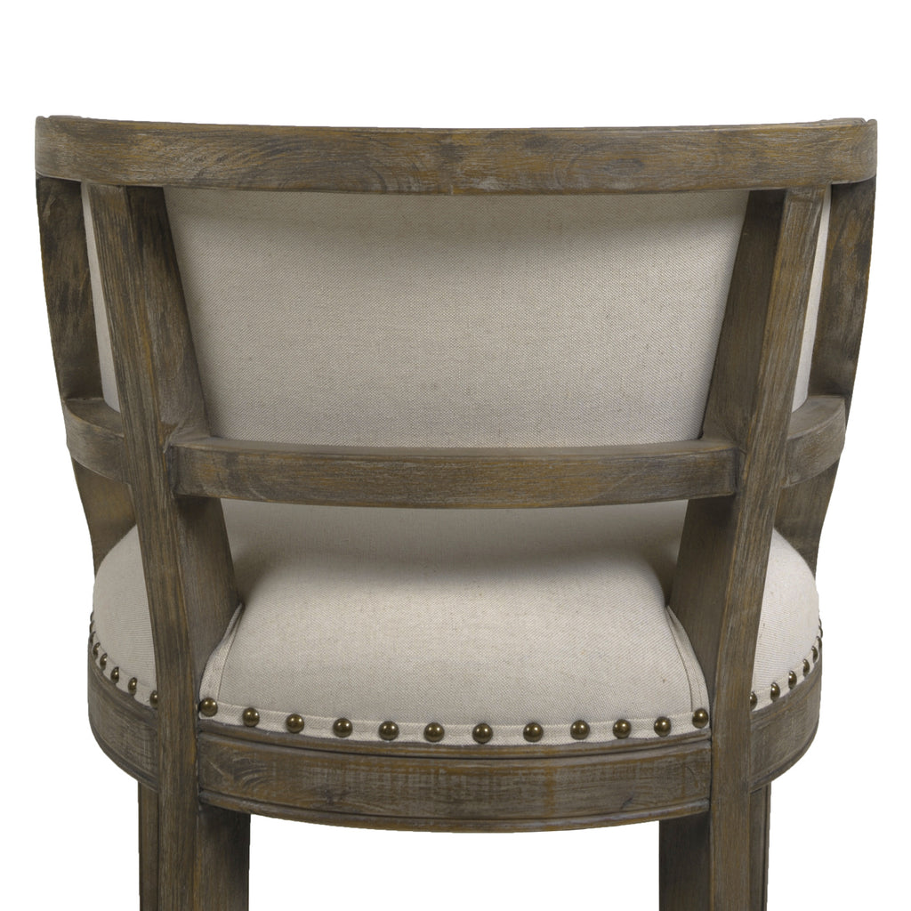 Paris 26.5" Farmhouse Counter Height Bar Stool