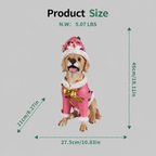 Christmas Labrador Retriever Statue, Holiday Dog Figurine