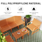 Summer 5-Piece Indoor/Outdoor Furniture Set
