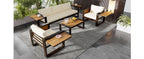 Aluminum Frame Large 4-Piece Outdoor Patio Furniture Set