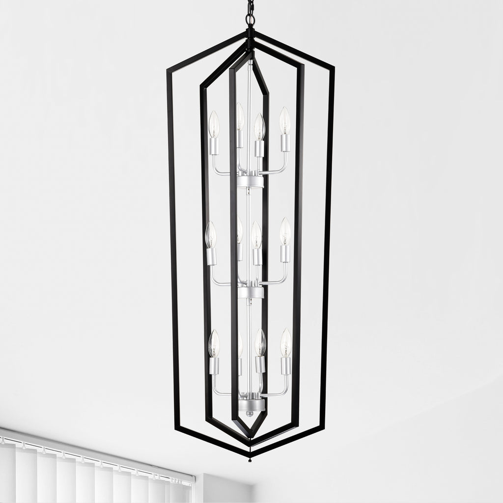 12-Light Farmhouse Kitchen Chandeliers
