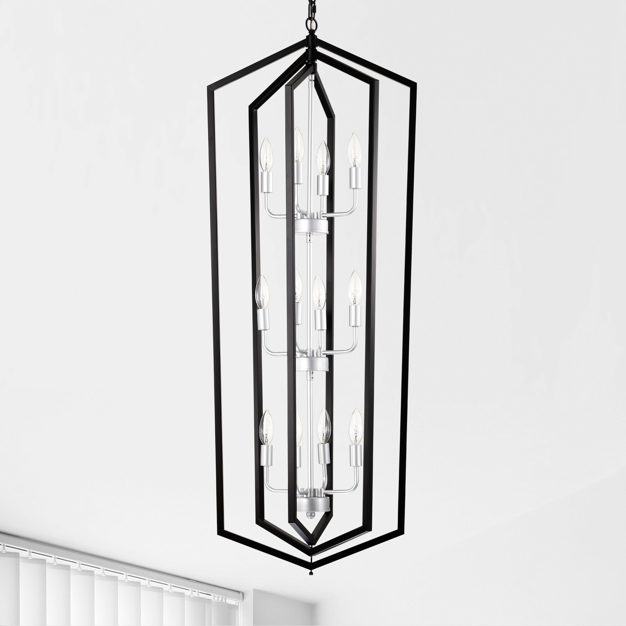 12-Light Farmhouse Kitchen Chandeliers