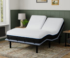 Copper Lux 12" Split Top Queen Soft Memory Foam Mattress with Phase Change Cooling Fabric