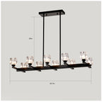 10-Light Chandelier for Dining Room