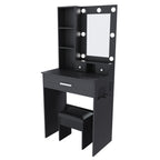 Vanity Table with Mirror & Adjustable LED Lights