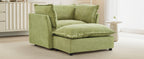 Modern Armchair Sofa with Movable Ottoman