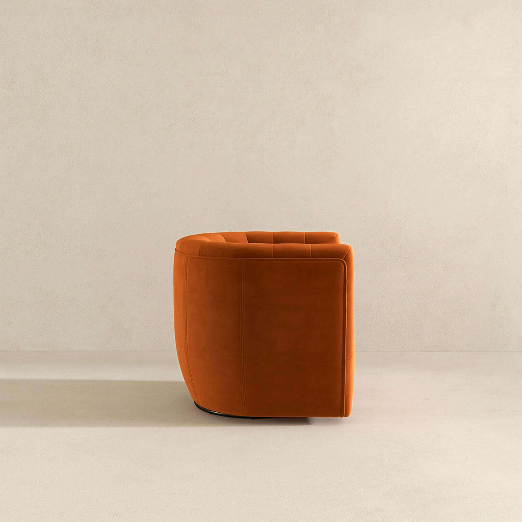 Delaney Burnt Accent Chair