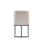 Serena Metal Vegan Leather Dining Chair