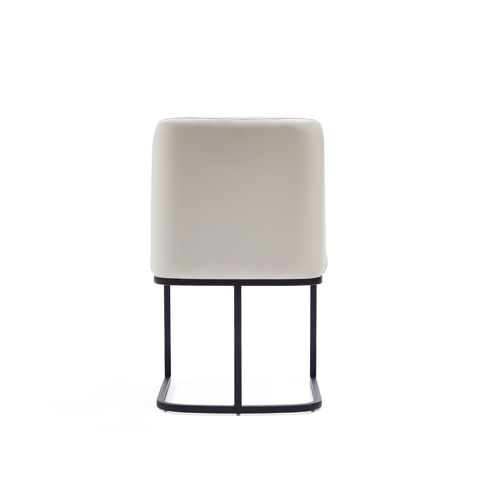Serena Metal Vegan Leather Dining Chair