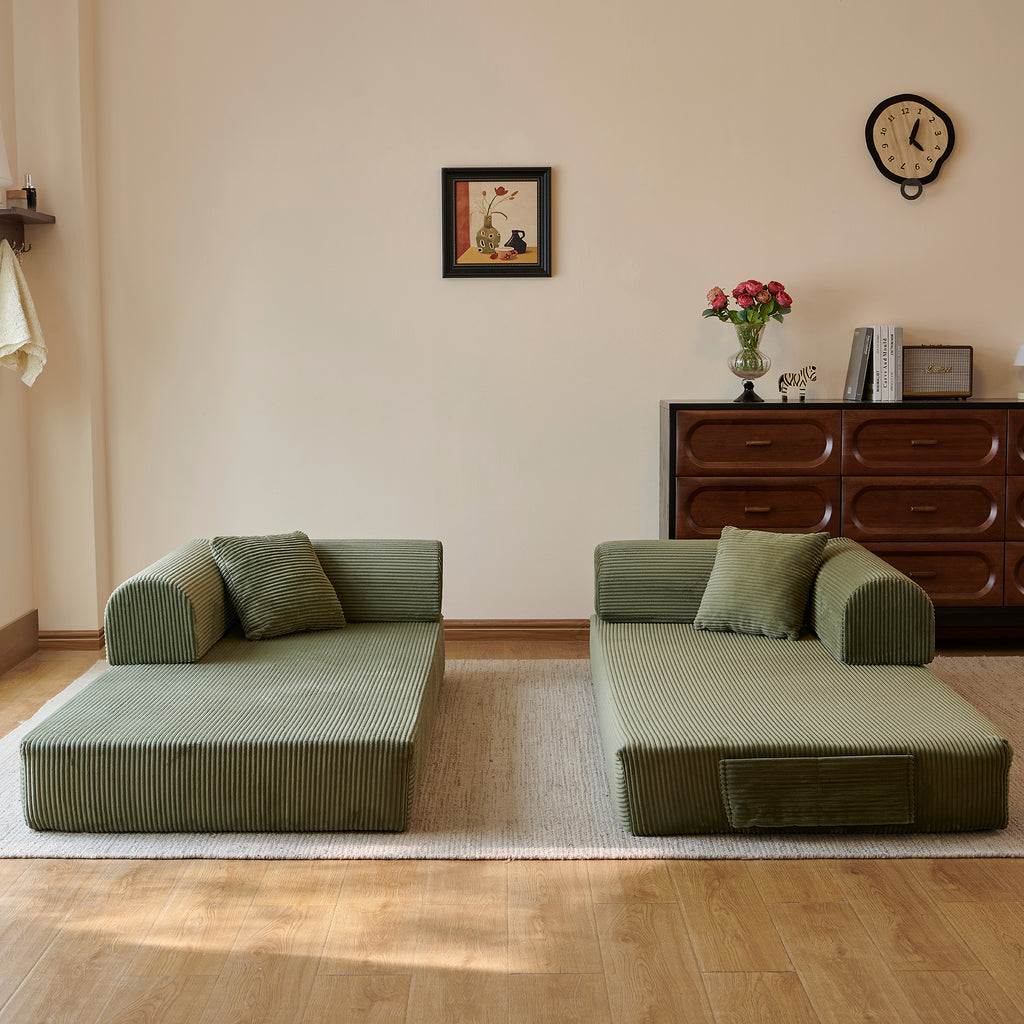 78.8" Compression Sofa - Convertible Floor Sofa Bed