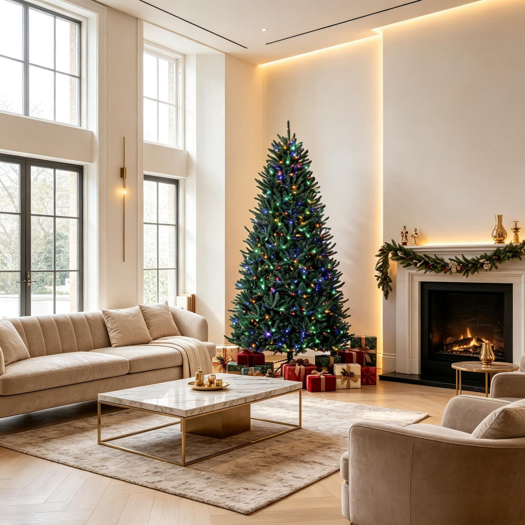 9 FT Prelit Colorado Christmas Tree