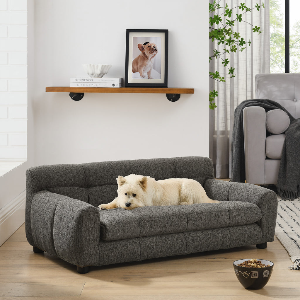 Soft and Comfortable Pet Sofa with Backrest and Armrests