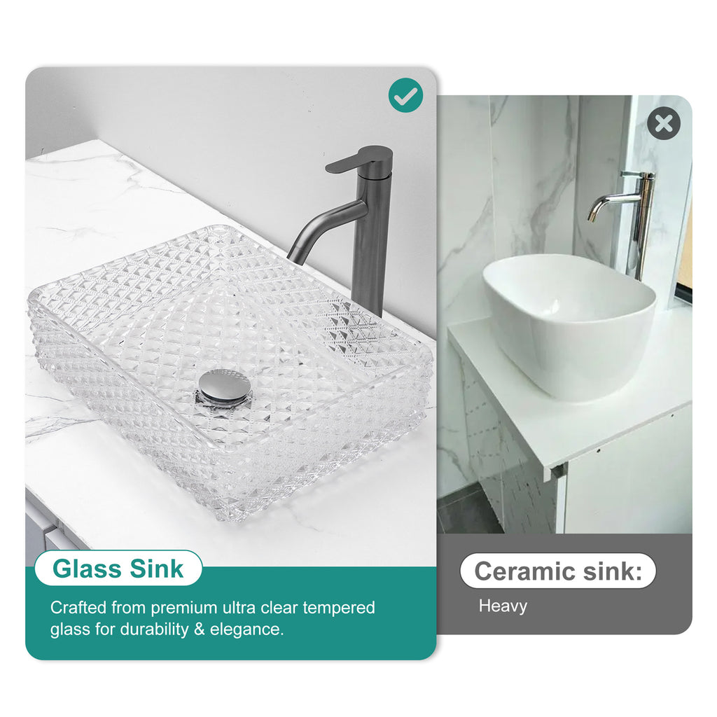 Bathroom Vessel Sink Above Counter by Lordear