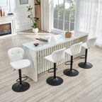 Set of 2 Height Adjustable Bar Stools