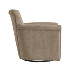 Westly Faux Leather Swivel Accent Chair - Willow