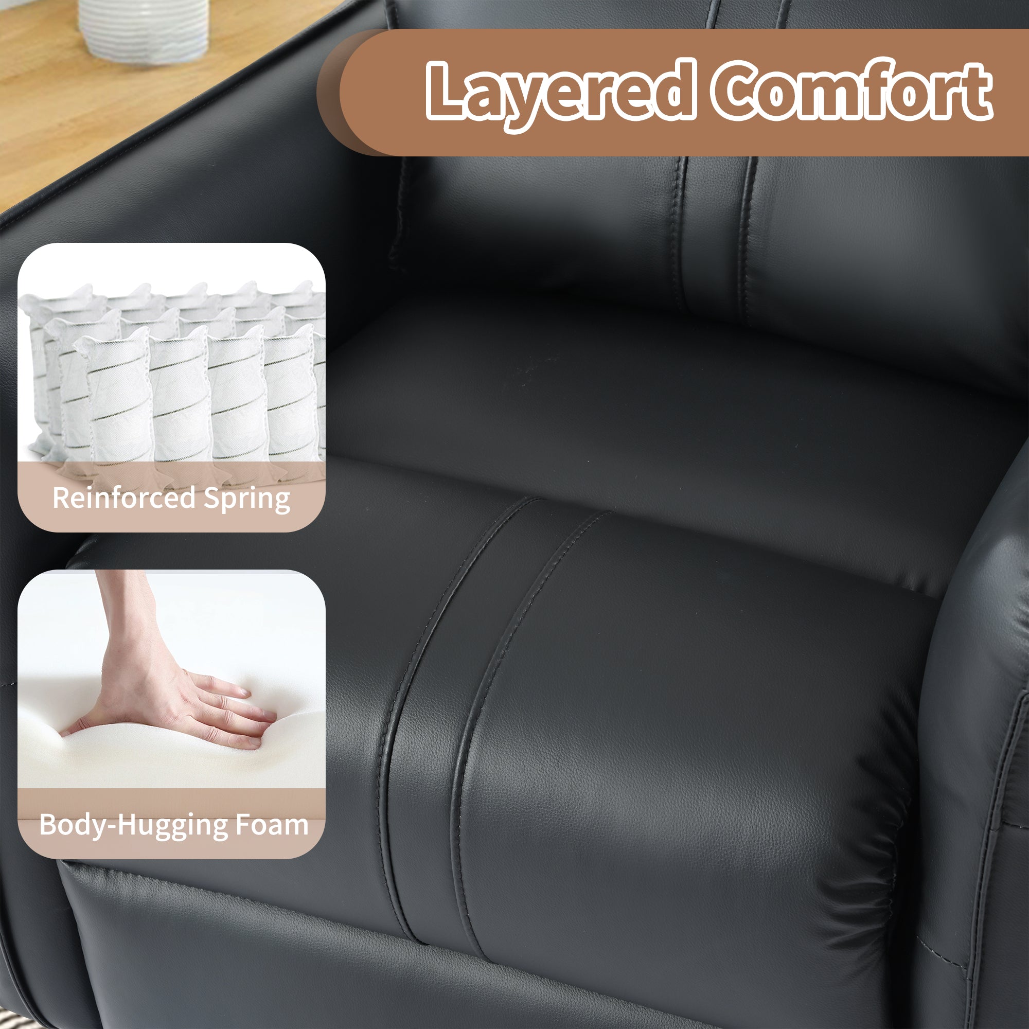 Power Swivel Rocker Recliner Chair for Adults