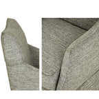 Upholstered Skirted Dining Arm Chair With Hidden Comfort