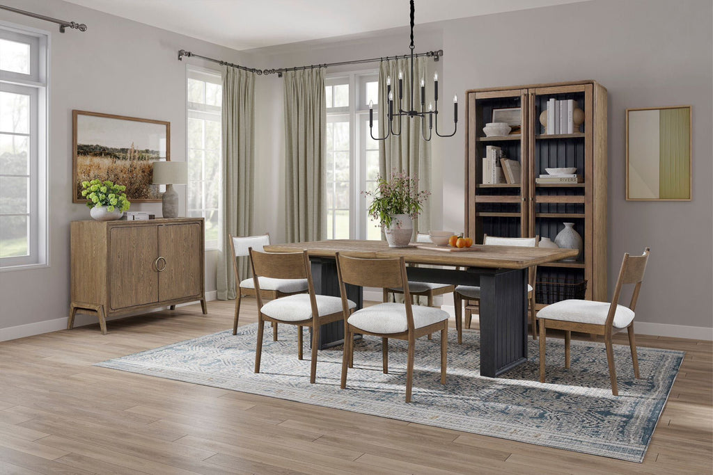 Latte Cresent Chair Set of 2