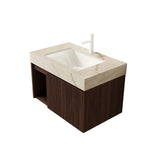 EIDEN 30" Bathroom Vanity & Sink - Floating Storage Cabinet