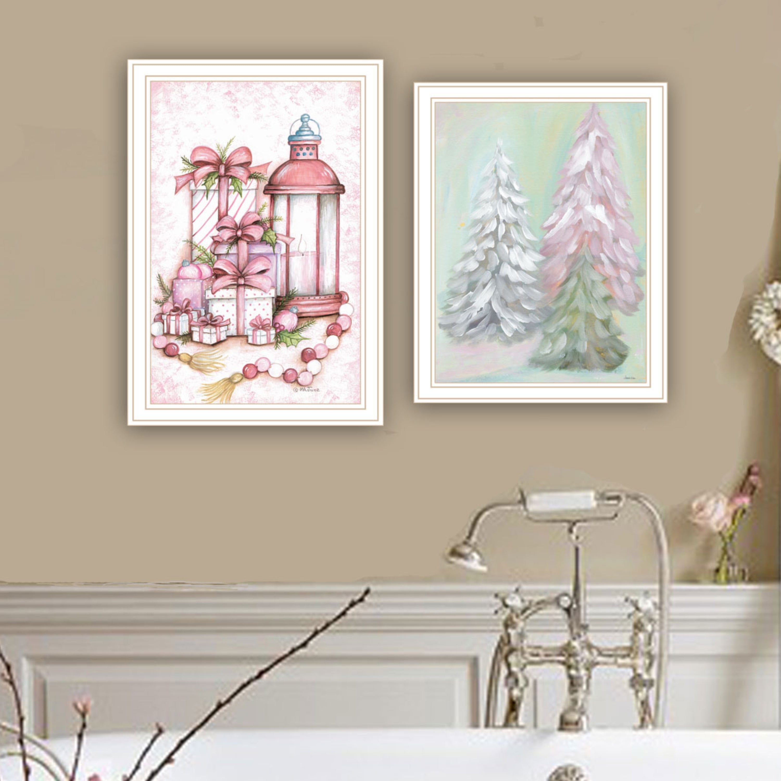 Trendy Decor 4U 2-Piece Vignette Wall Décor