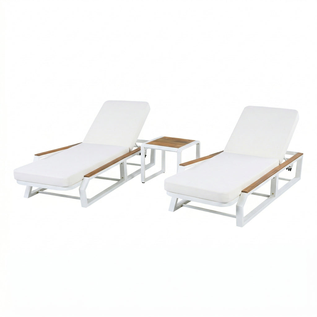 5-Piece Outdoor Chaise Lounge Set