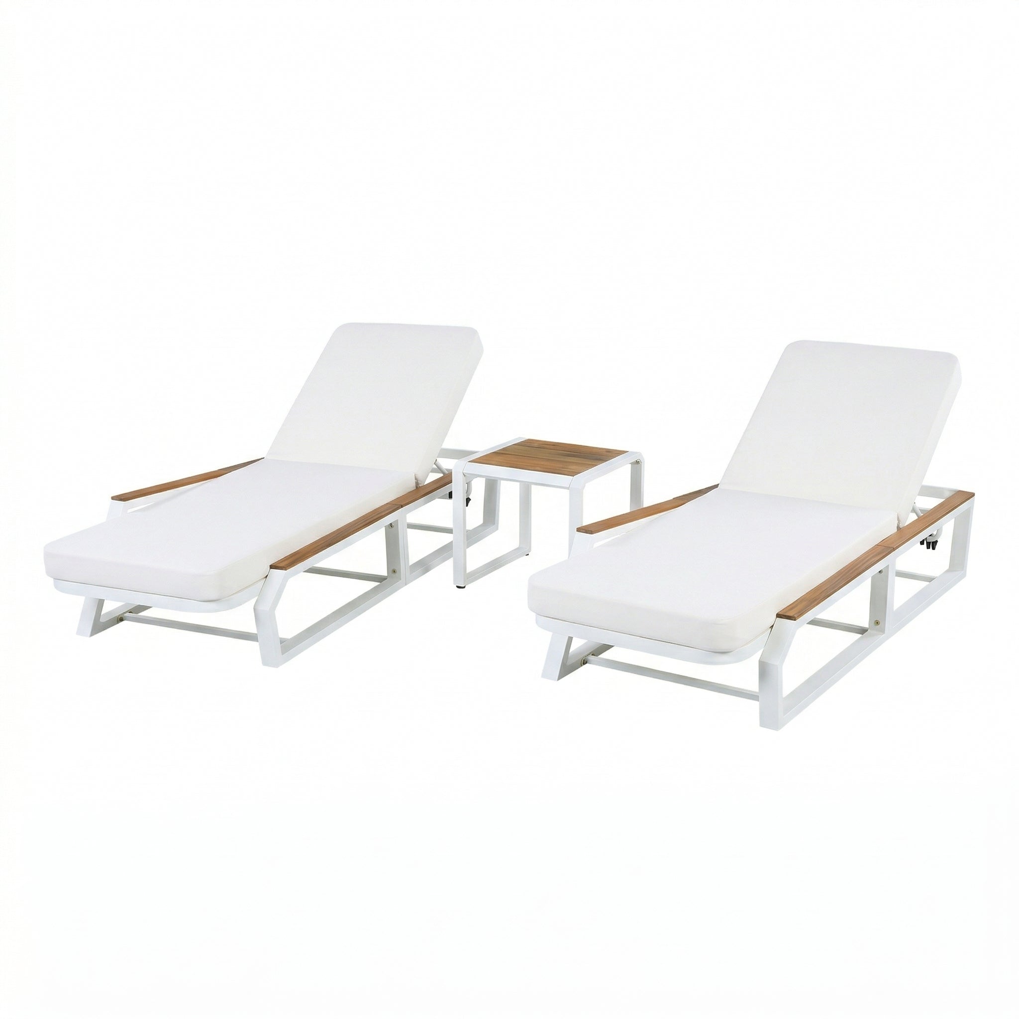 5-Piece Outdoor Chaise Lounge Set