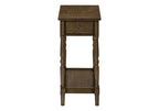 2 Tier Accent Table with Storage Drawer