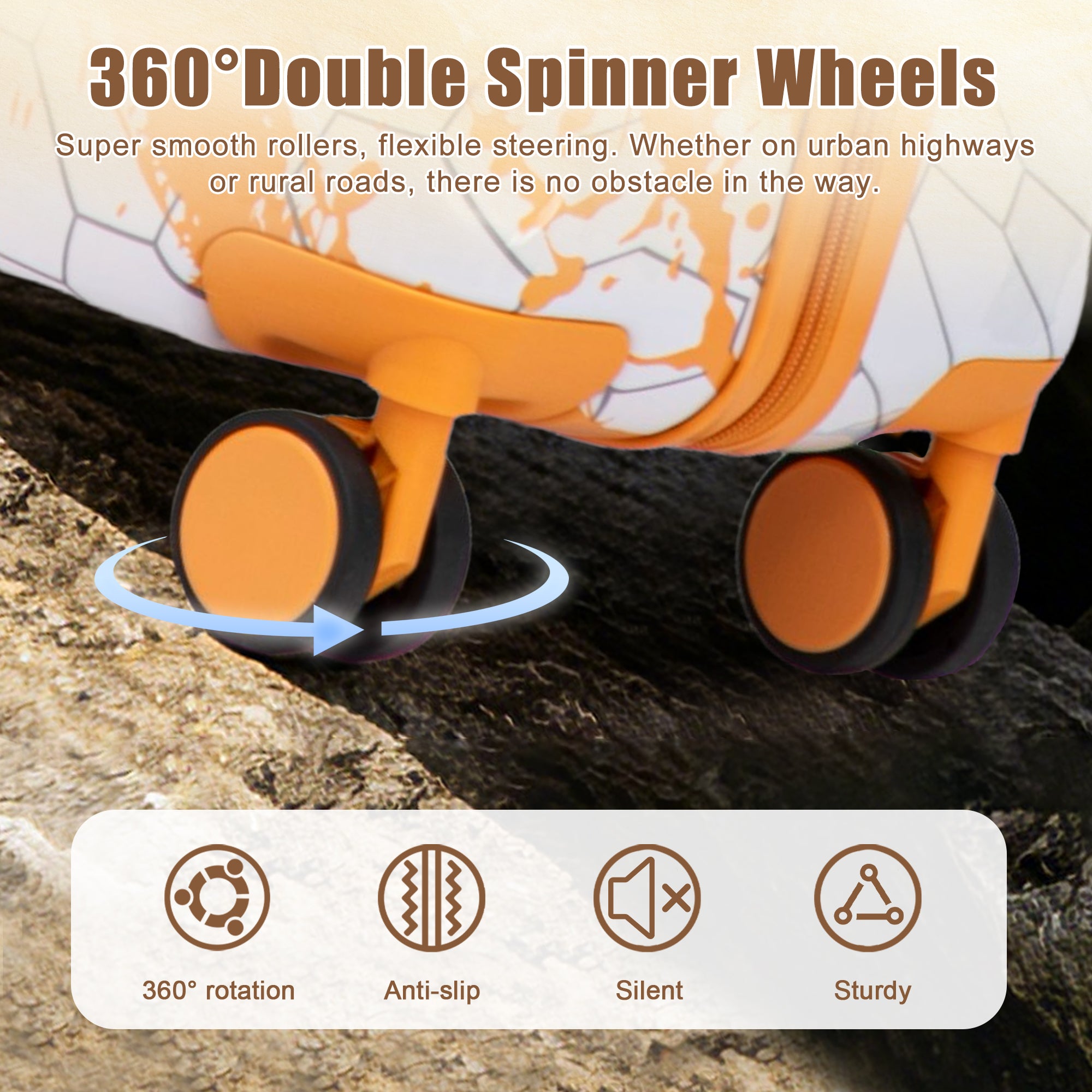 28 Inch PC Spinner Wheel Luggage