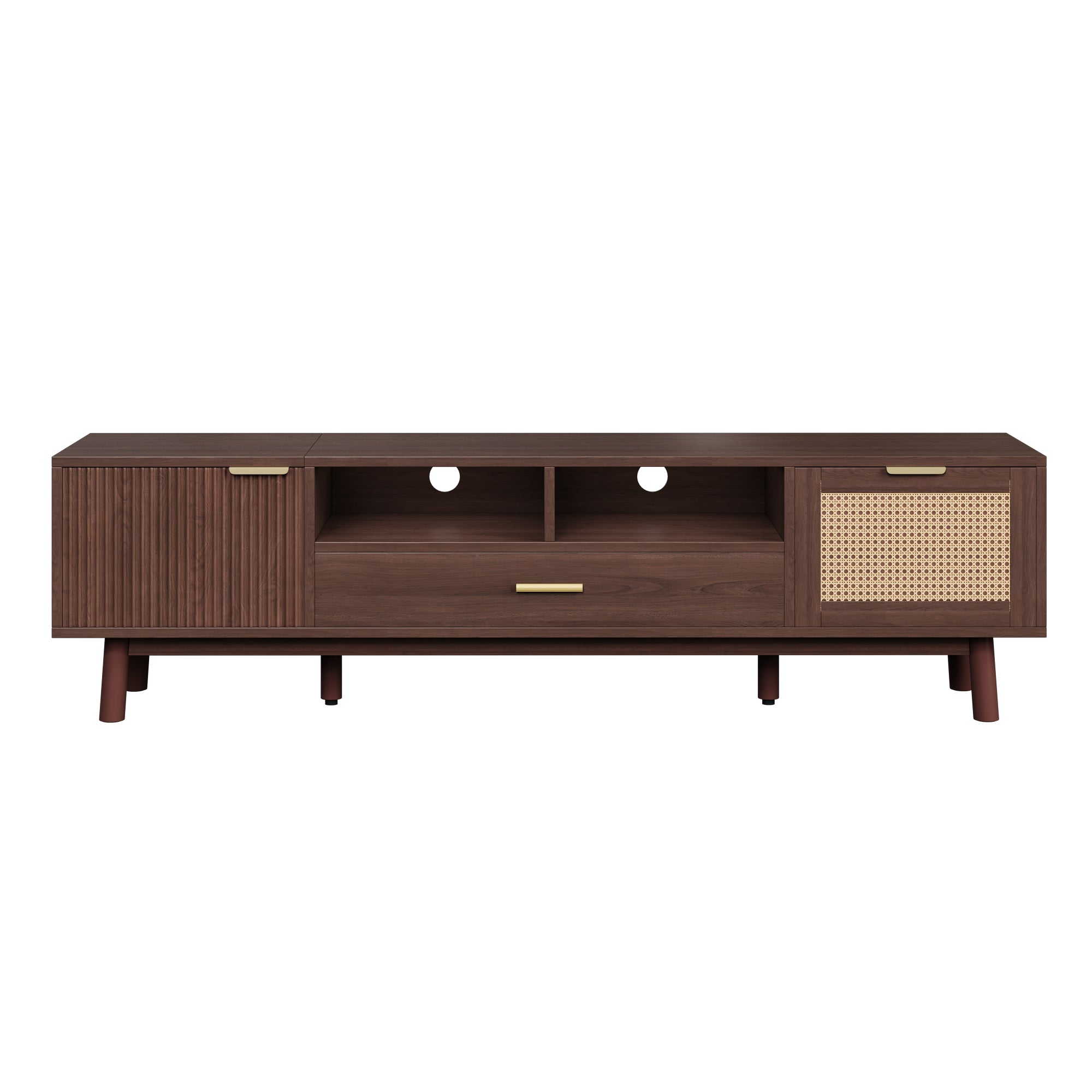 Wood Fashionable TV Stand for 75" TVs