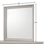 Gray Square Mirror