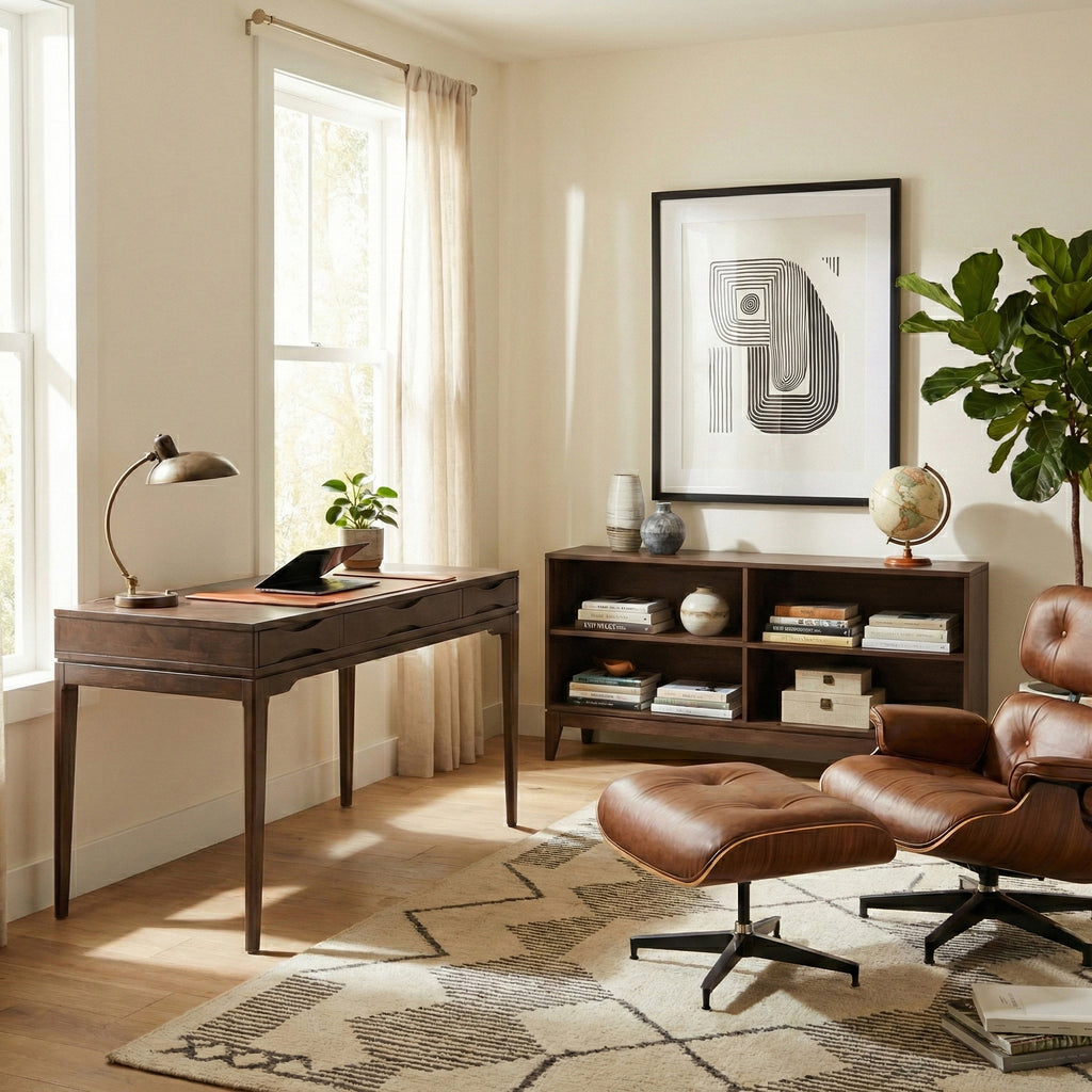 Harper 4-Shelf Low Bookcase