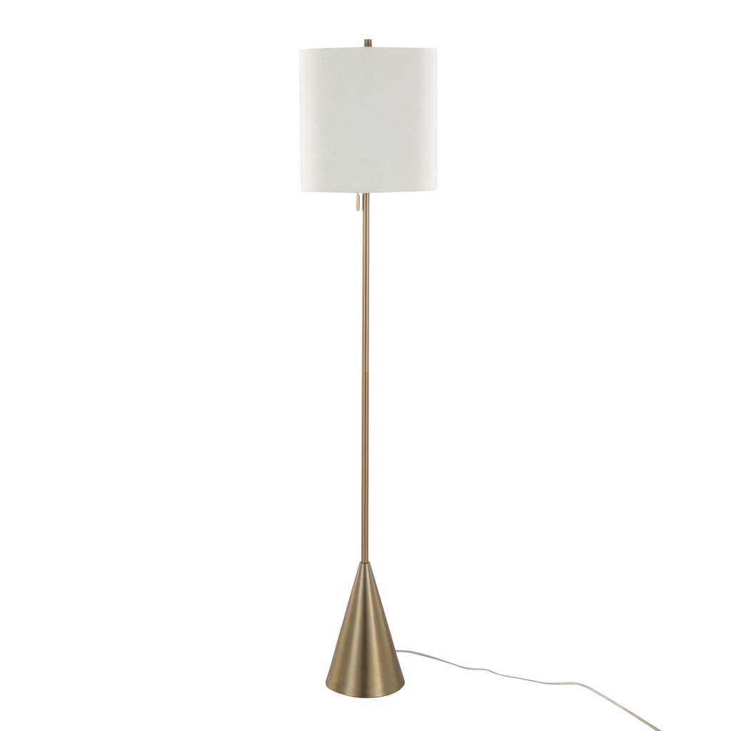 64" Contemporary Metal Floor Lamp