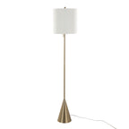 64" Contemporary Metal Floor Lamp