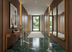 12x24 Green Natural Marble Polished Tile