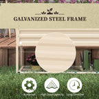 Outsunny Raised Garden Bed with Galvanized Steel Frame