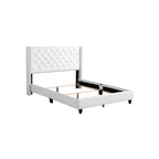 Chic Transitional Full Bed In Bright
