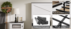 King Bed Frame with Headboard