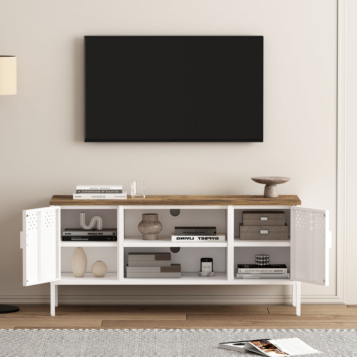 Landen 47" Metal Storage Cabinet